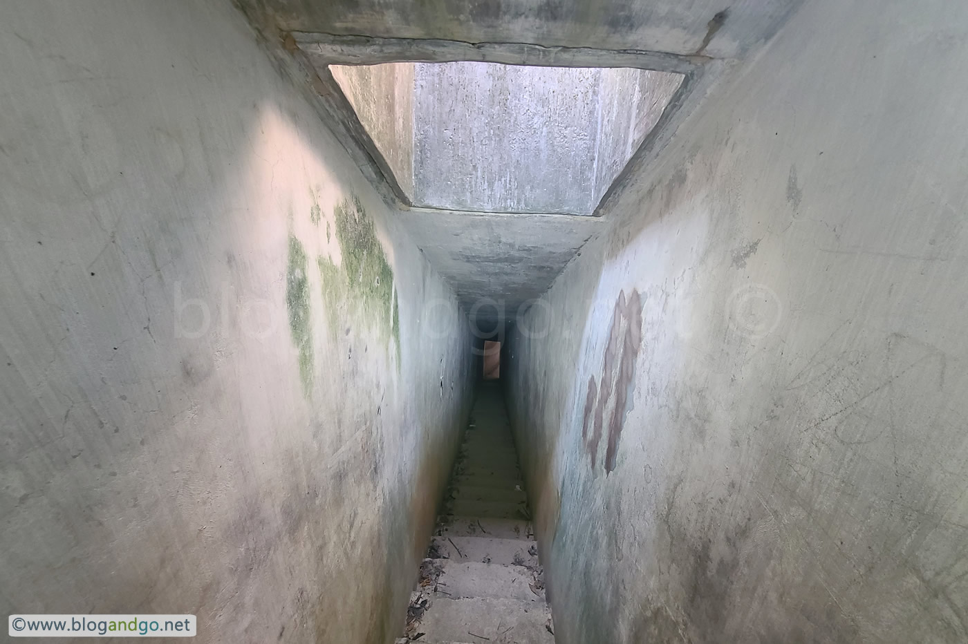 Shing Mun Redoubt - Stairs to the Kitchen